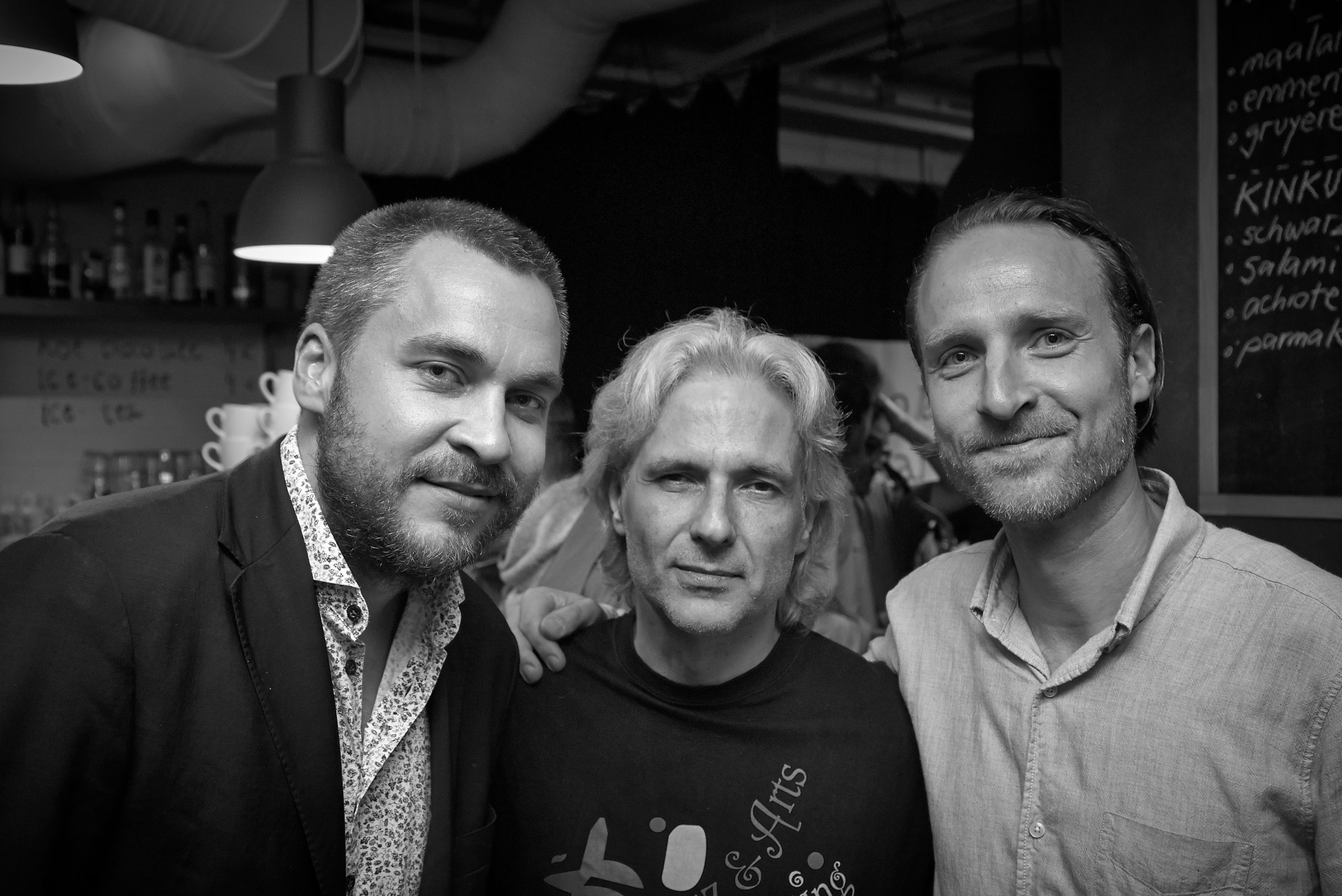 Musicians backstage at Porvoo Jazz Festival