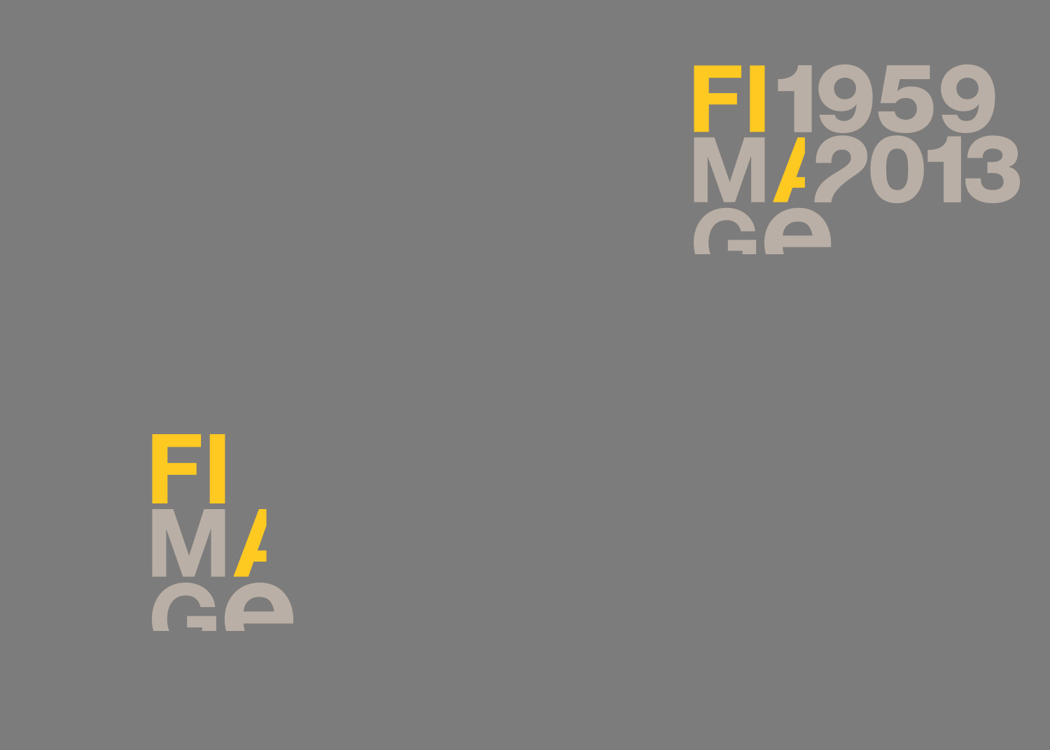 Fimage 1959–2013 logo lockup